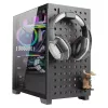 Pc-behuizing Azza Elise tower zwart, tower, zwart