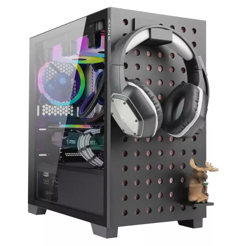 Pc-behuizing Azza Elise tower zwart, tower, zwart