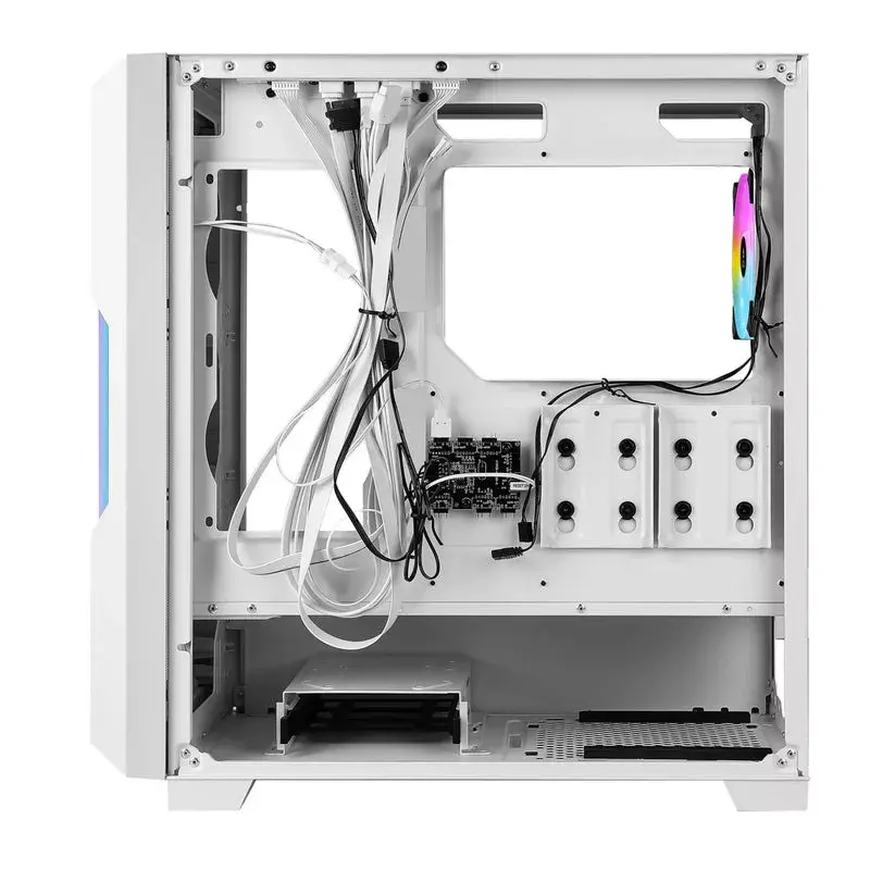 Pc-behuizing Azza Guardian Glass midi tower wit