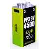 Oplaadbaar 9V-batterijpak VERICO LoopEnergy PP3 4500 — Li-Ion, 2 stuks, 500 mAh, USB-C-laden