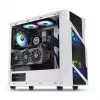 PC-behuizing Thermaltake Commander C31 TG Snow ARGB Edition midi tower zwart, wit
