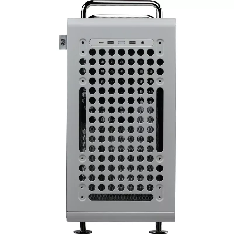Computerbehuizing Cooler Master QUBE 540 Moonstone — mid-tower met gehard glas zijpaneel (grijs)