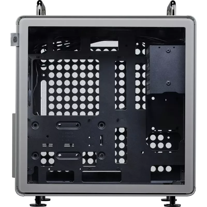 Computerbehuizing Cooler Master QUBE 540 Moonstone — mid-tower met gehard glas zijpaneel (grijs)