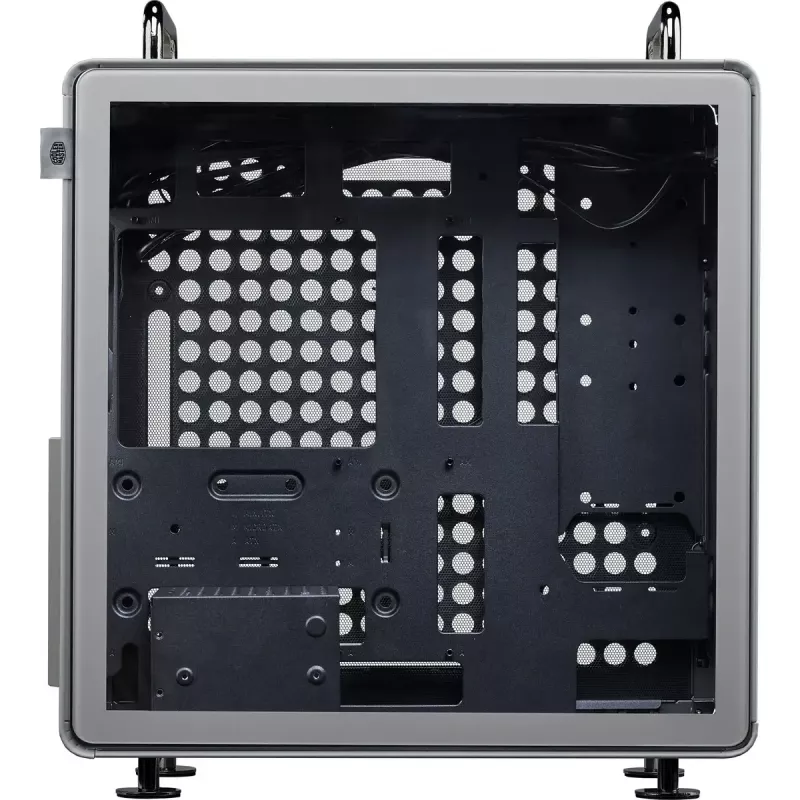 Computerbehuizing Cooler Master QUBE 540 Moonstone — mid-tower met gehard glas zijpaneel (grijs)