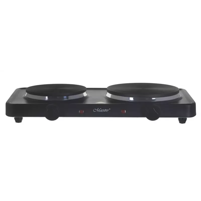 Elektrische tweepitskookplaat Maestro MR-772-2 — compacte kookplaat met twee zones