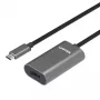 USB-kabel UNITEK U304A USB 3.2 Gen 1 5m USB-C naar USB-A grijs