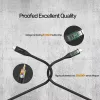 USB4 Gen 2x2 USB-C-kabel Unitek C14100BK-0.8M — 0,8 m, USB-C naar USB-C, 40 Gbit/s, zwart