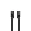 USB4 Gen 2x2 USB-C-kabel Unitek C14100BK-0.8M — 0,8 m, USB-C naar USB-C, 40 Gbit/s, zwart