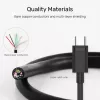 UNITEK USB-kabel C14103BK-1.5M USB 3.2 Gen 1 USB A USB C zwart 1,5m