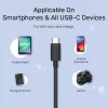 UNITEK USB-kabel C14103BK-1.5M USB 3.2 Gen 1 USB A USB C zwart 1,5m