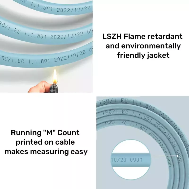 Netwerkkabel UNITEK C18122BL RJ45 Cat7 305m blauw