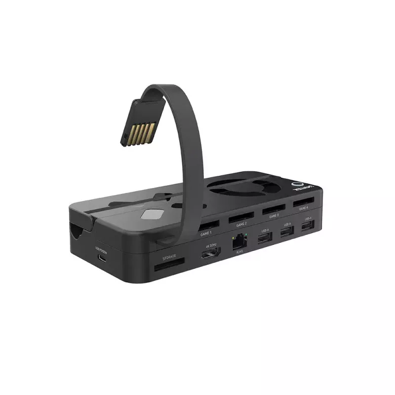 Dockingstation UNITEK G1002B voor Nintendo Switch bedraad zwart