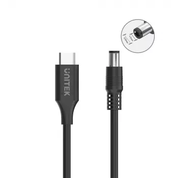 Stroomkabel UNITEK C14119BK-1.8M 1.8m USB C DC 20V 3.25A