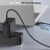 Stroomkabel UNITEK C14121BK-1M zwart MagSafe 3 USB C 1m 28V 5A