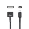 Stroomkabel UNITEK C14121BK-1M zwart MagSafe 3 USB C 1m 28V 5A