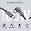 USB-kabel UNITEK C14123BK-1M 1m USB 2.0 zwart grijs