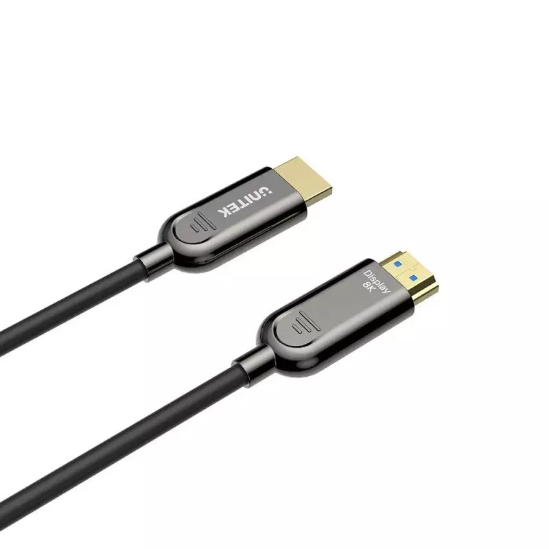 HDMI-kabel UNITEK C11085GY01-60M 60m 2.1 48 Gbit/s zwart