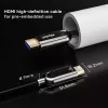HDMI-kabel UNITEK C11085GY01-60M 60m 2.1 48 Gbit/s zwart
