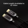 HDMI-kabel UNITEK C11085GY01-80M 80m 2.1 48 Gbit/s zwart