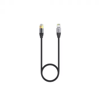 Netwerkkabel UNITEK C18149AGY03-5M RJ-45 Cat8 5m zwart