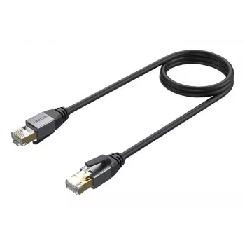Netwerkkabel UNITEK C18149AGY03-5M RJ-45 Cat8 5m zwart