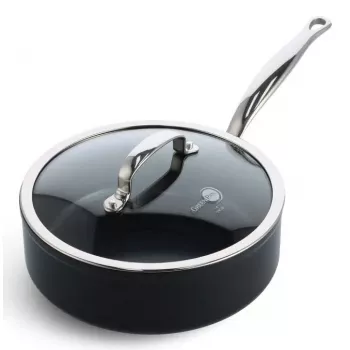 Allroundpan GreenPan Barcelona Pro rond 240 mm, zwart, 1,77 kg, PFAS-vrij