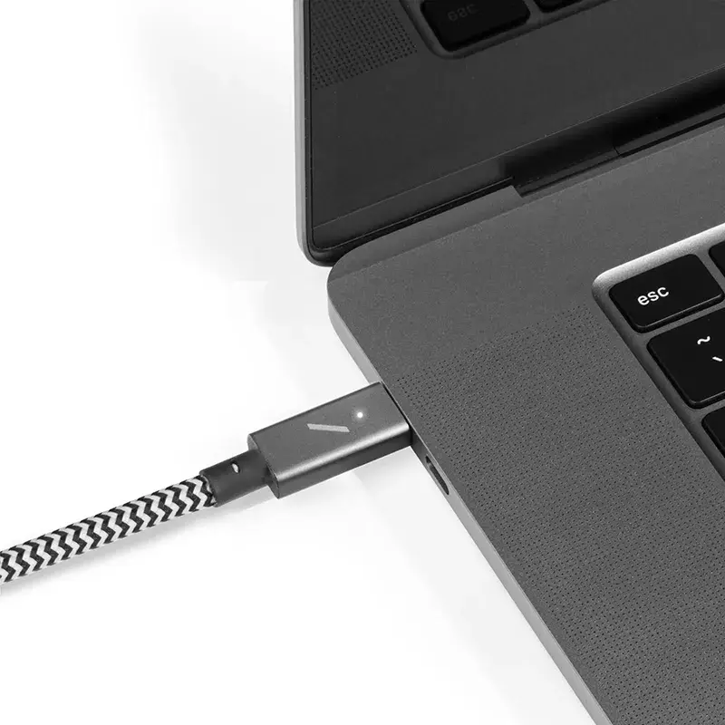 Native Union Belt Cable Pro USB-C naar USB-C, 2,4 m, LED-display, Rose