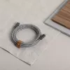 Native Union Belt Cable Pro USB-C naar USB-C, 2,4 m, LED-display, Rose