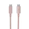 Native Union Belt Cable Pro USB-C naar USB-C, 2,4 m, LED-display, Rose