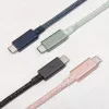 Native Union Belt Cable Pro USB-C naar USB-C, 2,4 m, LED-display, Rose