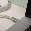 Native Union Belt Cable Pro USB-C naar USB-C, 2,4 m, LED-display, Rose
