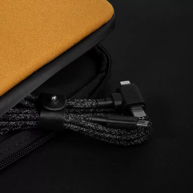 USB-C naar USB-C / Lightning-kabel Native Union Belt Cable Duo, 1,5 m, groen