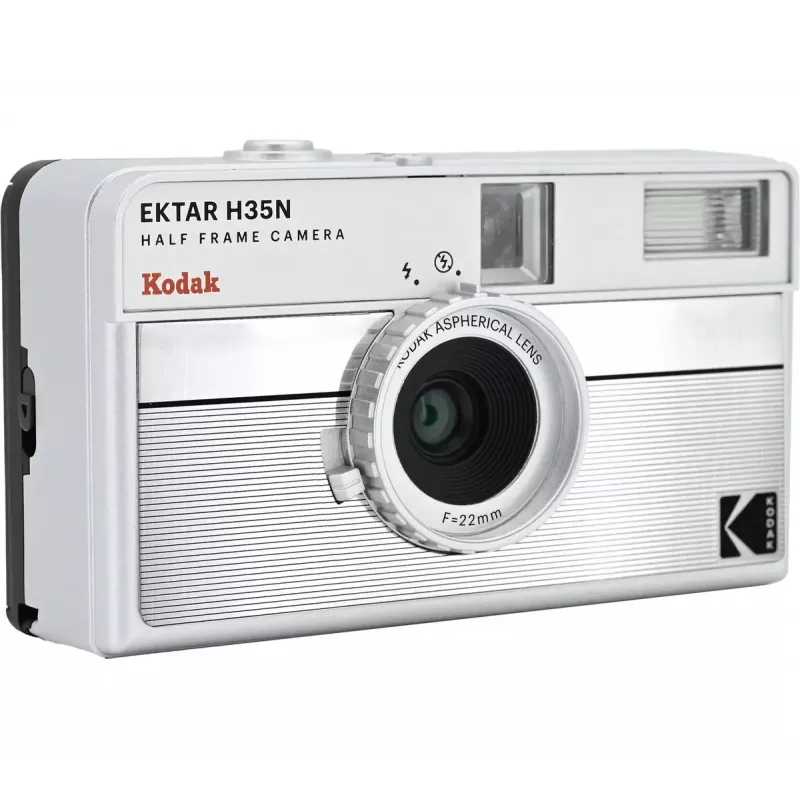 Filmcamera Kodak EKTAR H35N Striped Silver 35mm