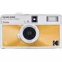 35mm-filmcamera Kodak EKTAR H35N glazuur oranje — point-and-shoot, vaste brandpuntsafstand
