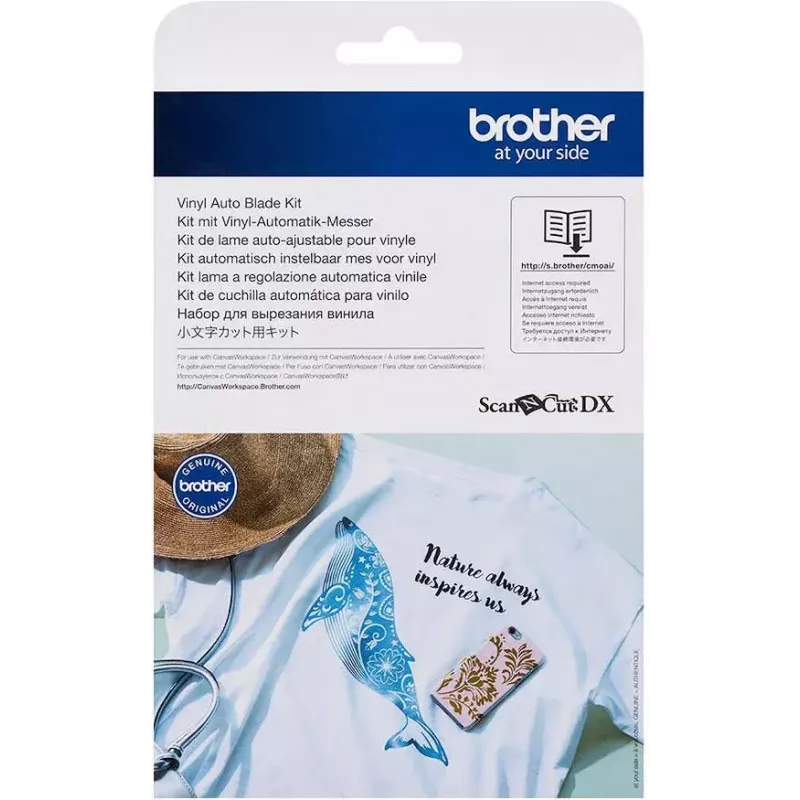 Snijset Brother CADXVBKIT1 voor vinyl met precisiemessen