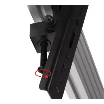 Flatscreen-montagearm B-TECH SYSTEM X VESA 400 met kanteling voor BT8390, zwart, 70 kg draagvermogen
