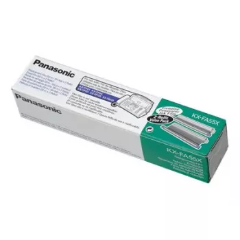 Faxlint Panasonic KX-FA55X, zwart, 50 m, 280 pagina's bereik, 2 stuks