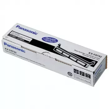 Tonercartridge Panasonic KX-FAT92 zwart, origineel, bereik ≈2000 pagina's, 1 stuk