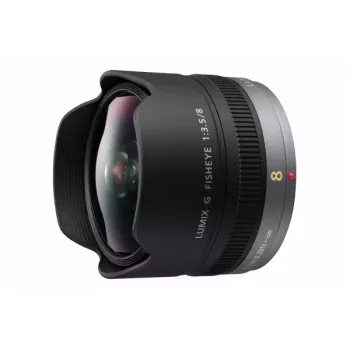 Camera-objectief Panasonic H-F008E zwart