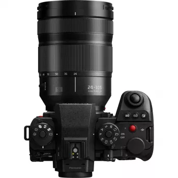Systeemcamera Panasonic Lumix DC-S1R II met 24-105mm objectief, 47,3MP fullframe
