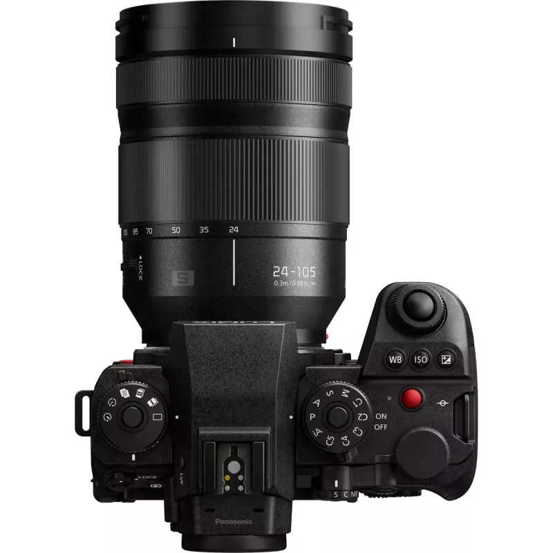 Systeemcamera Panasonic Lumix DC-S1R II met 24-105mm objectief, 47,3MP fullframe