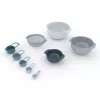 Set Joseph Joseph Nest stapelbaar blauw grijs 4,5 L schaal 1,65 L vergiet