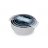 Set Joseph Joseph Nest stapelbaar blauw grijs 4,5 L schaal 1,65 L vergiet
