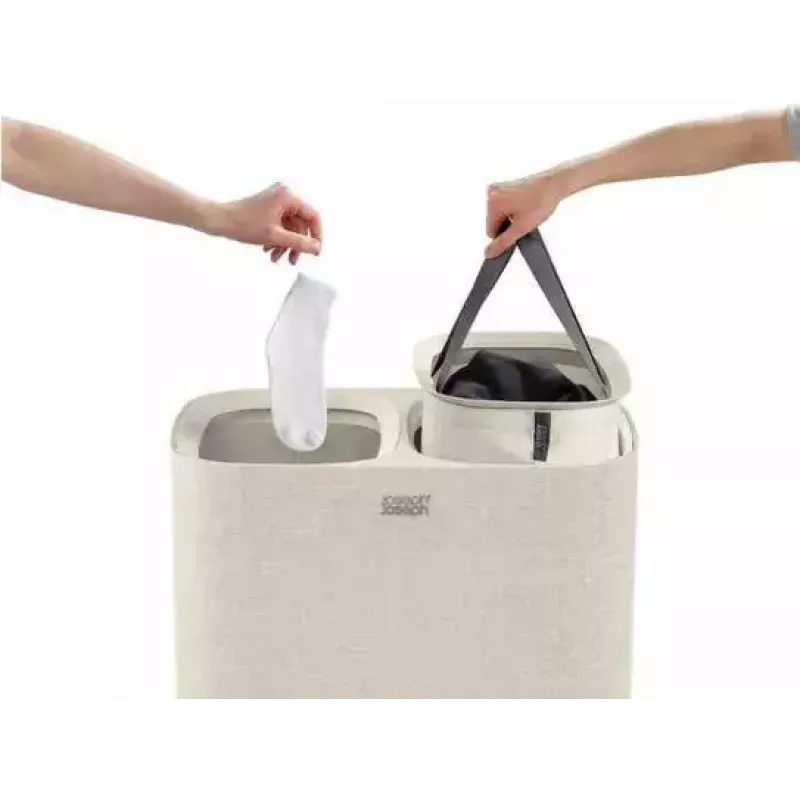 Wasmand Joseph Joseph Tota 90L ecru — 90 L inhoud, duurzaam design