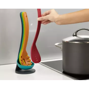 Pannenkoekenspatel Joseph Joseph 10124 5-delig veelkleurig hittebestendig 200°C
