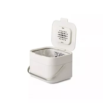 Joseph Joseph Intelligent Waste Stack 4 L Gft-afvalbakje, Stone