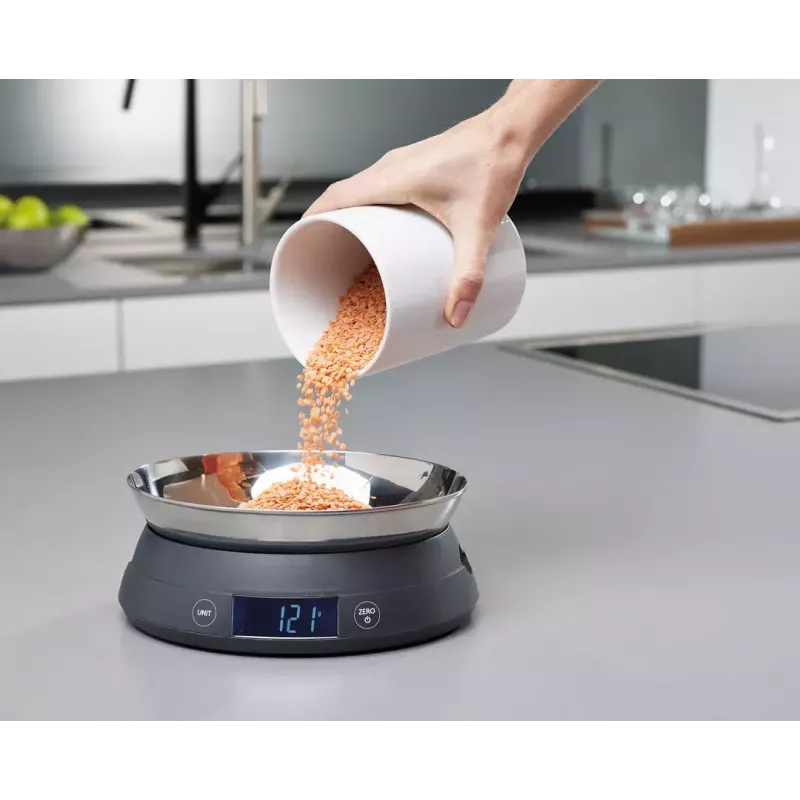 Elektronische keukenweegschaal Joseph Joseph SwitchScale grijs
