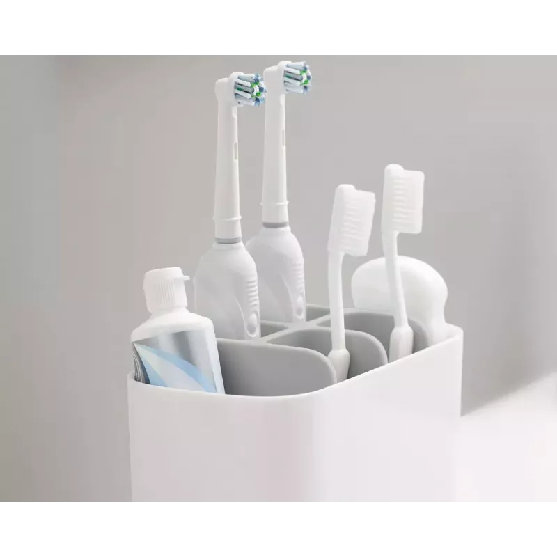 Vrijstaande tandenborstelhouder Joseph Joseph EasyStore Large grijs