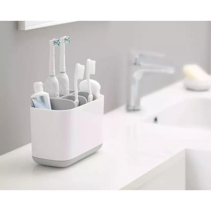 Vrijstaande tandenborstelhouder Joseph Joseph EasyStore Large grijs