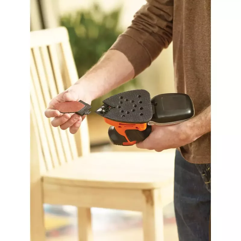 Draagbare excenterschuurmachine Black & Decker KA2000-QS